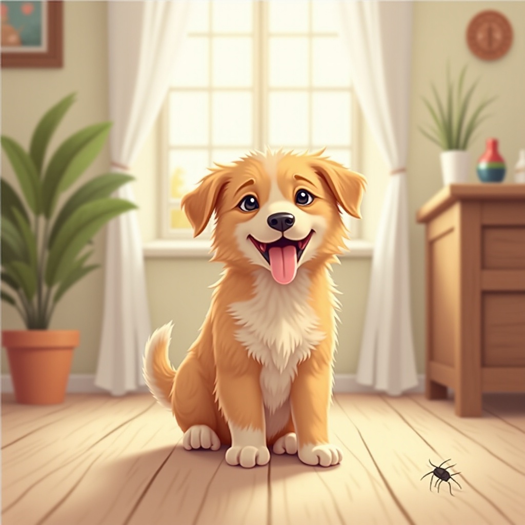 幼犬的跳蚤蜱治療