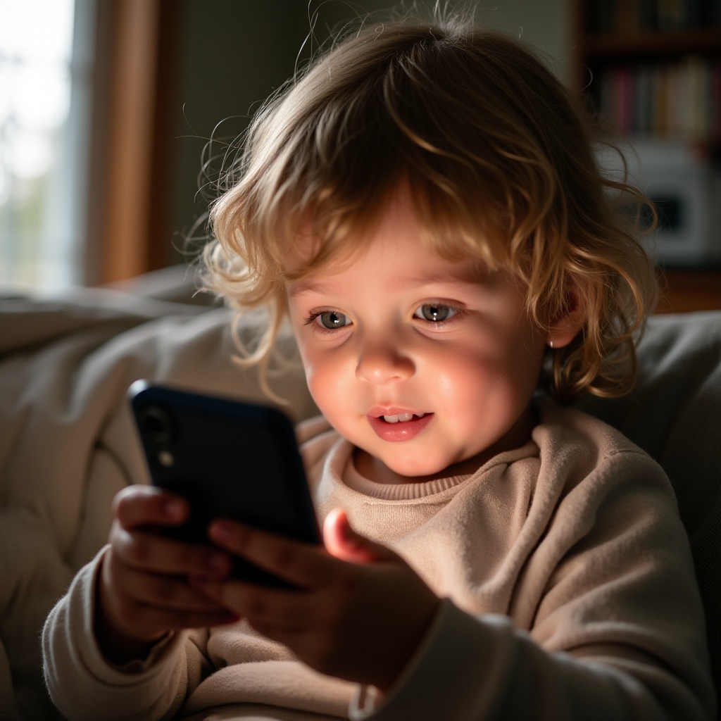 有多少小朋友在年幼時擁有電話